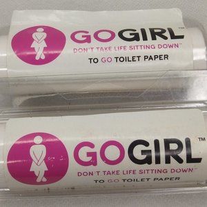 GO GIRL: TO GO TOILET PAPER ROLLS, NEW